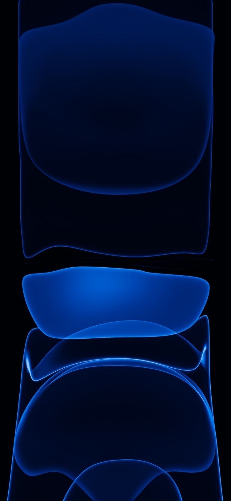 Сине черная абстракция