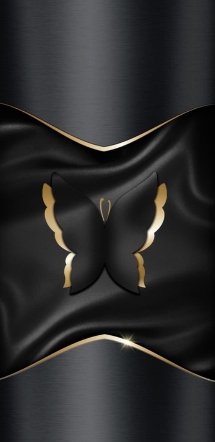 Черно желтая абстракция