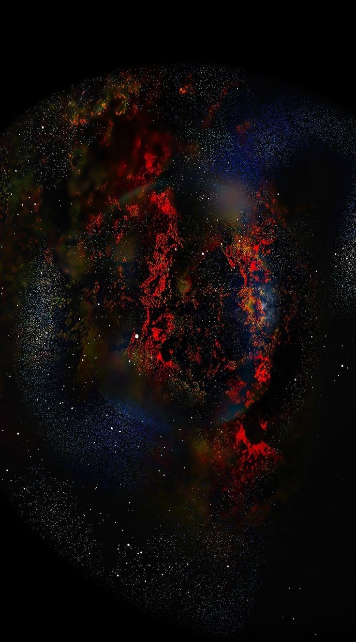 Черный космос на амолед