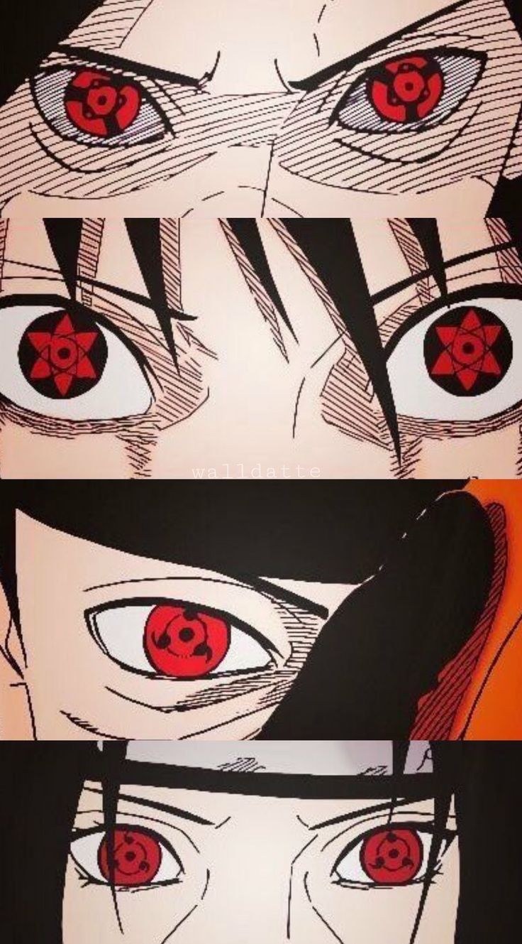 Наруто глаза Шаринган Саске