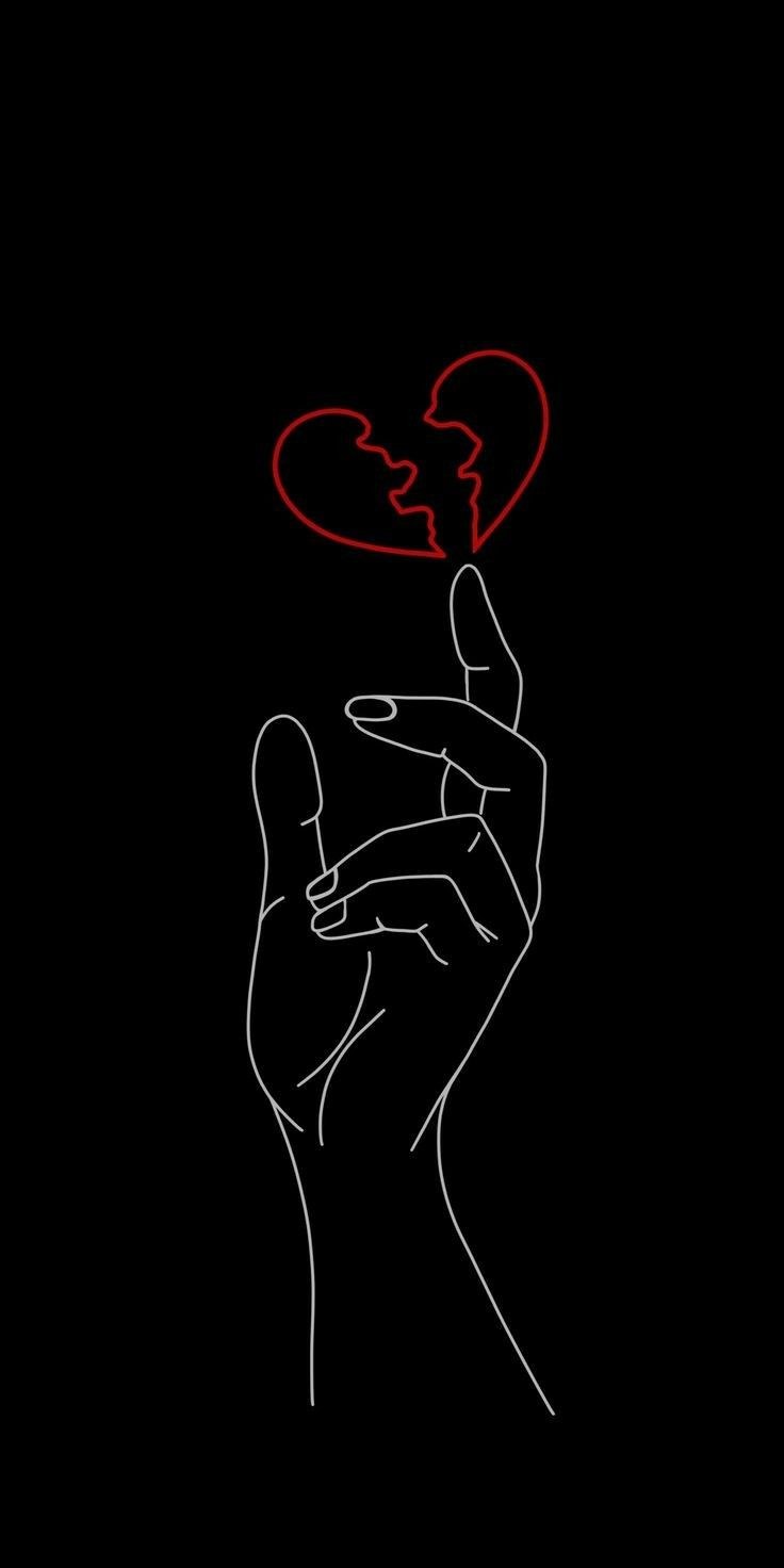 Сердечко в темноте