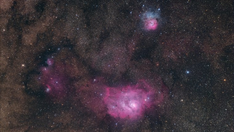 Тройная м20 туманность