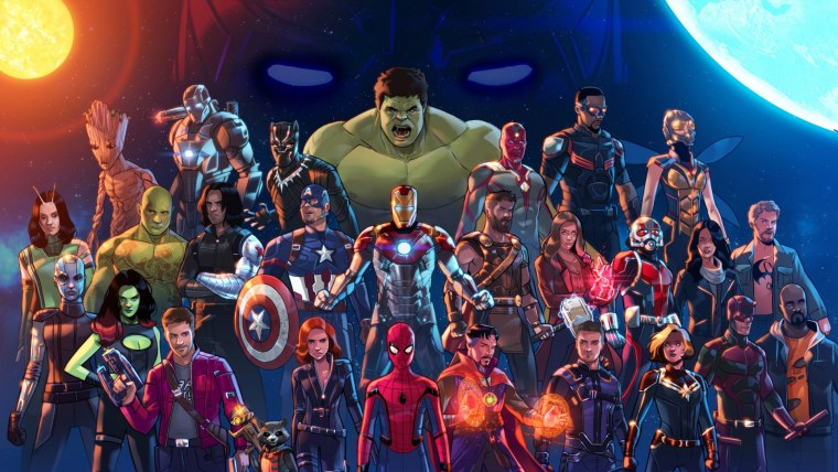 Вся команда Марвел