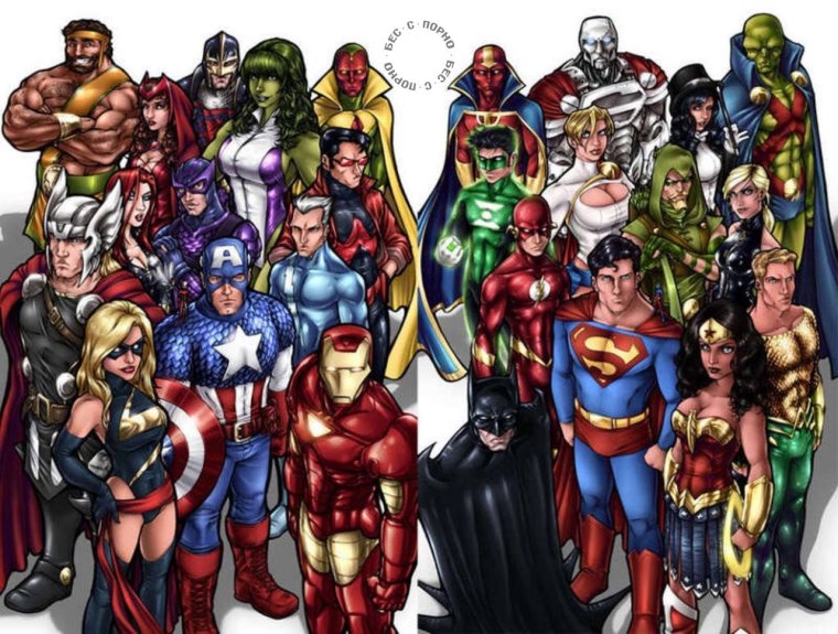 Лига справедливости против Марвел