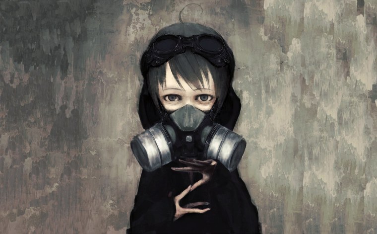 Аниме тянки в респираторе