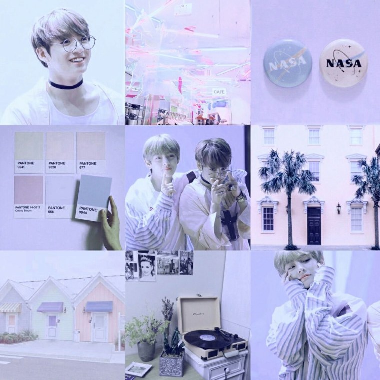 БТС коллажи Эстетика