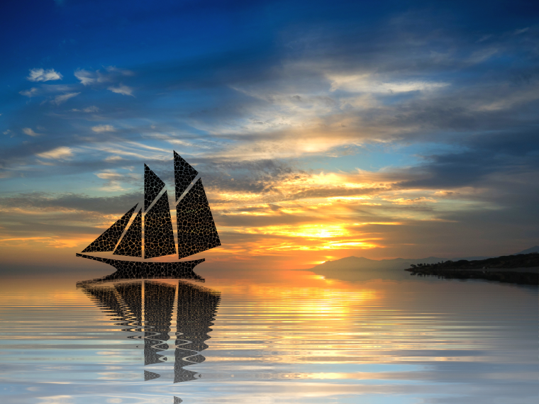 Парусник на берегу