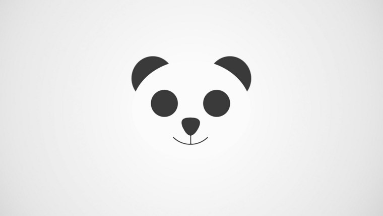 Панда Минимализм