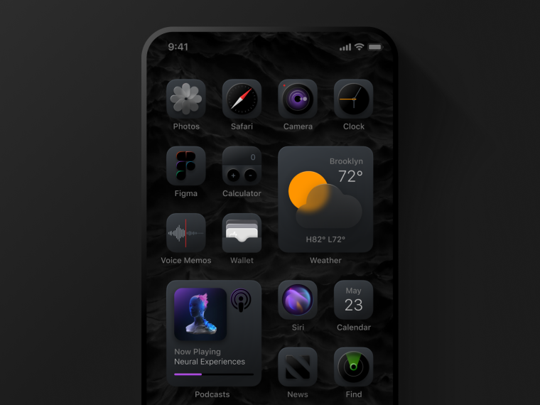 Айфон IOS 14 Dark Mode