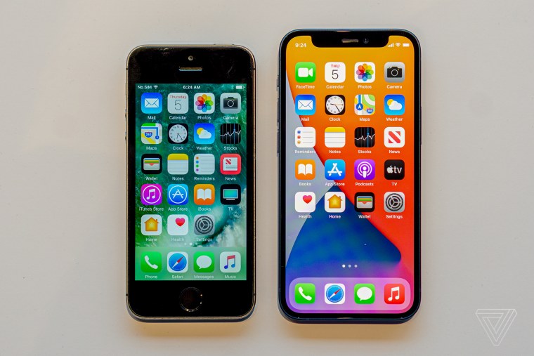 Iphone 12 Mini vs 5s