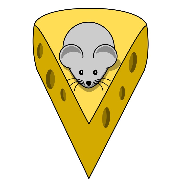 Мышь с сыром