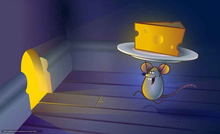 Мышка в сыре