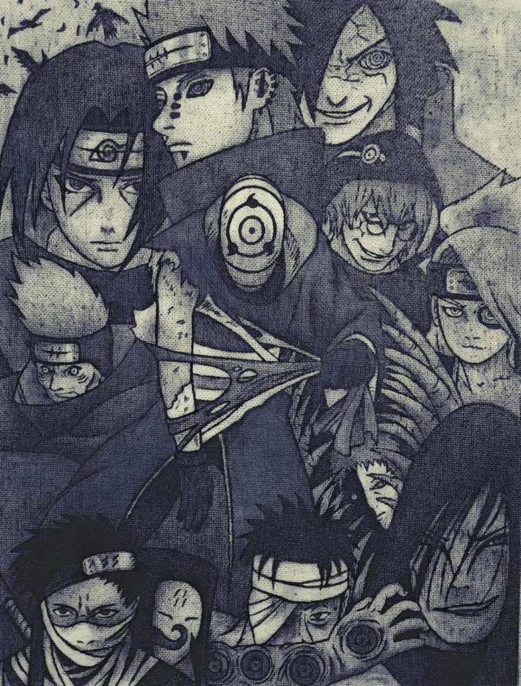 Акацуки Дейдара и Конан