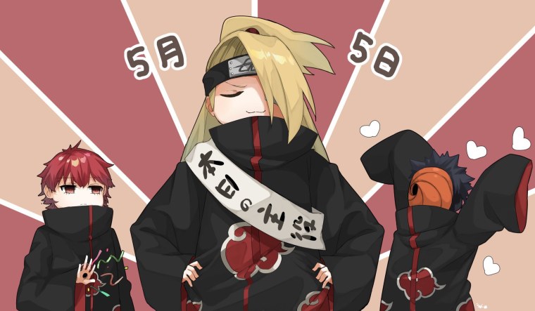 Тоби Дейдара и Сасори