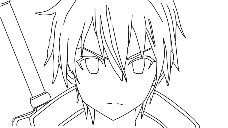 Кирито рисовка