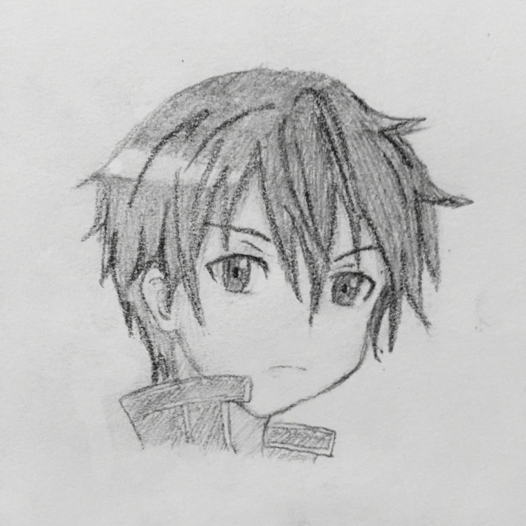Кирито кун рисунок