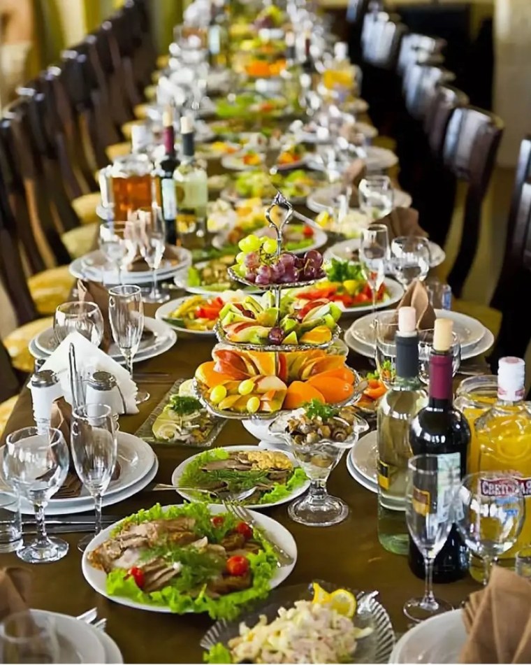 Мужской стол с закусками