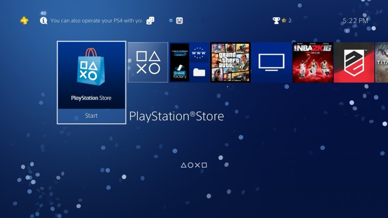PLAYSTATION Store для для PLAYSTATION 4