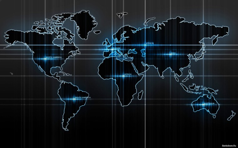 Цифровая карта мира