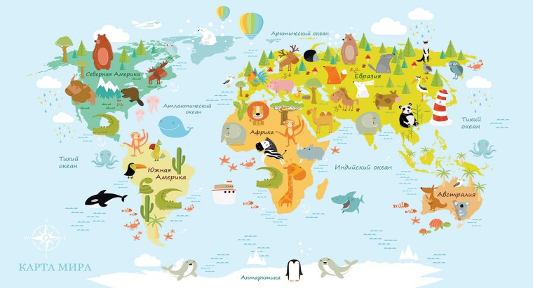 Старинная карта