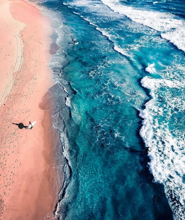 Красивое море вертикально