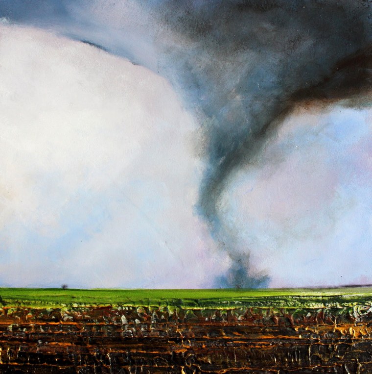 Торнадо в живописи