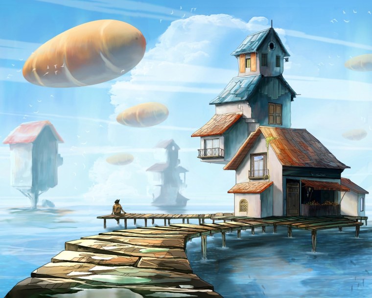 Сюрреализм лес