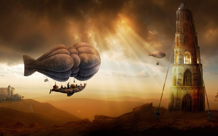 Девушка на космическом корабле