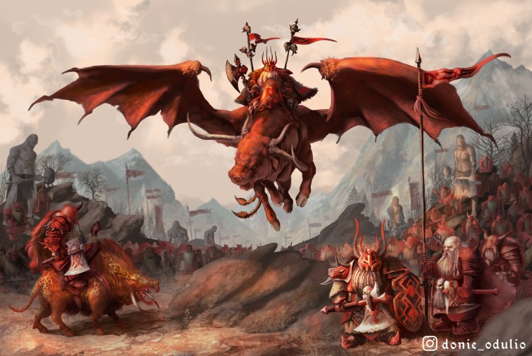 Warhammer age of Sigmar хаос арт