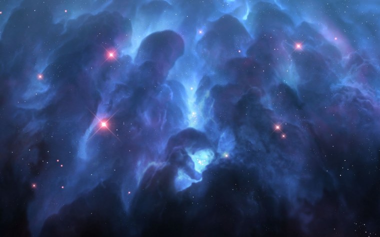 Космос туманности и Галактики