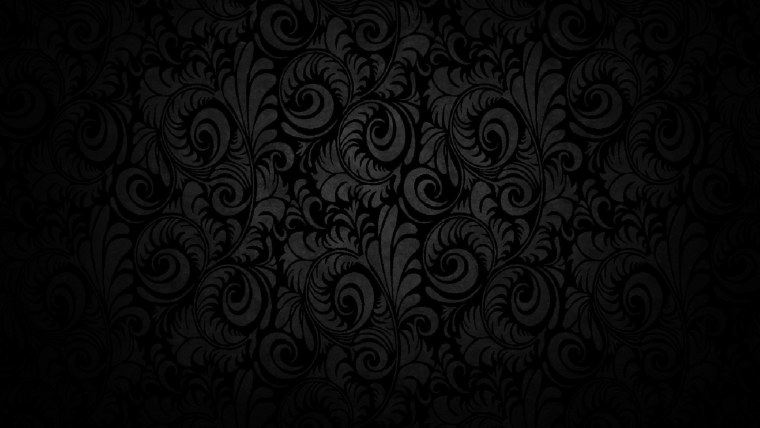 Черный фон с узорами