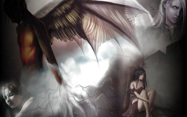 Падший ангел девушка