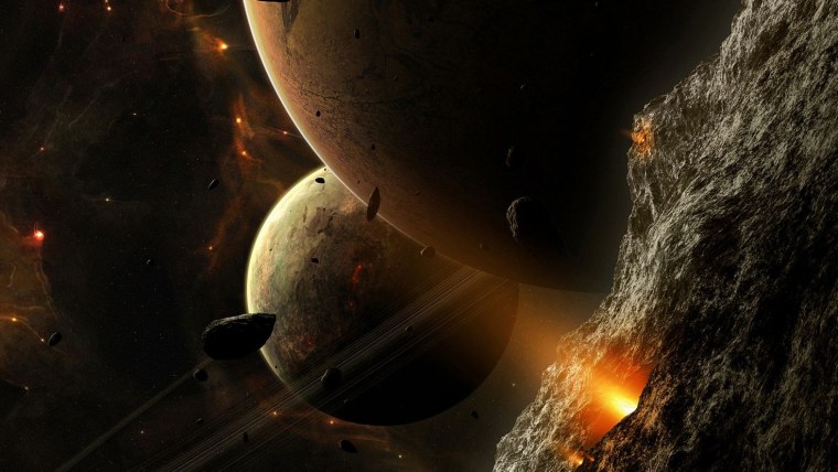 Планеты в далеком космосе