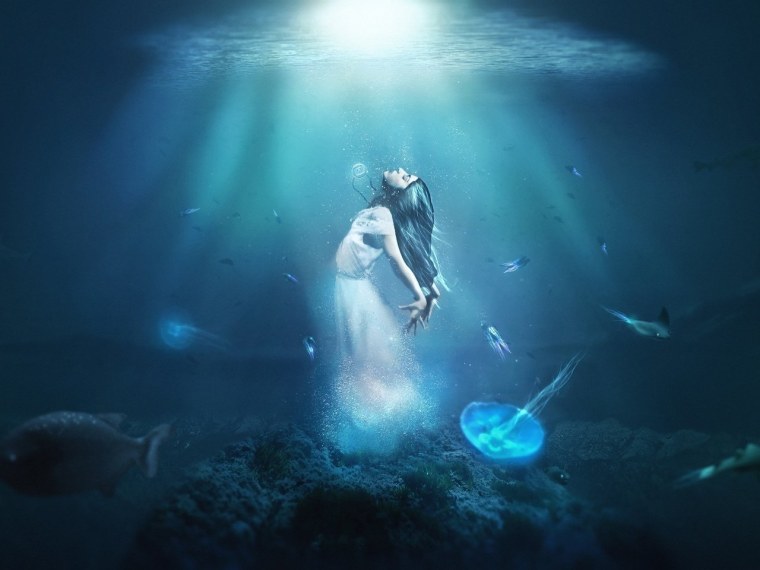 Тонущий человек