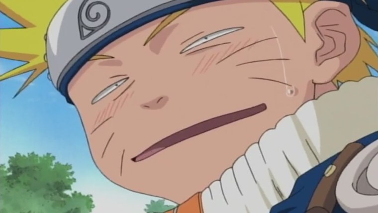 Наруто отдает честь