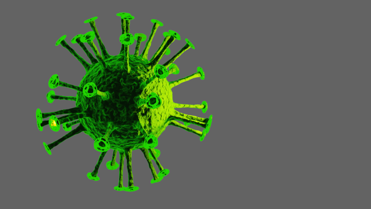 Вирус зеленый