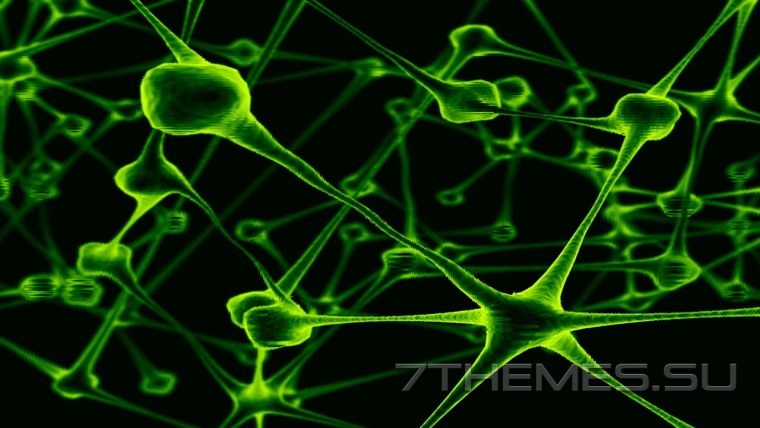 Вирус на черном фоне