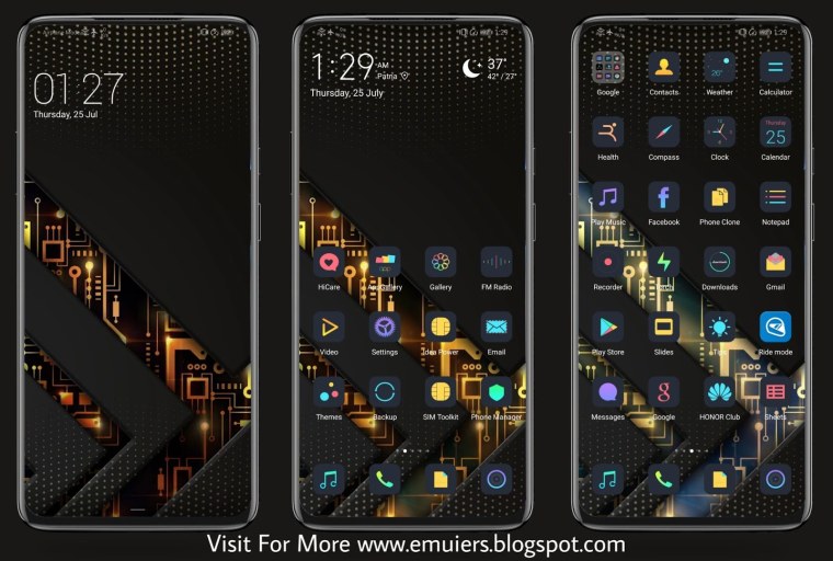 Темы Huawei и Honor EMUI (emotion UI / Magic UI)