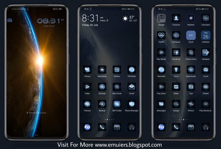 Меню хонор 8s