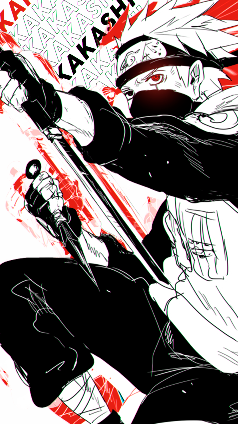 Какаши экран блокировки