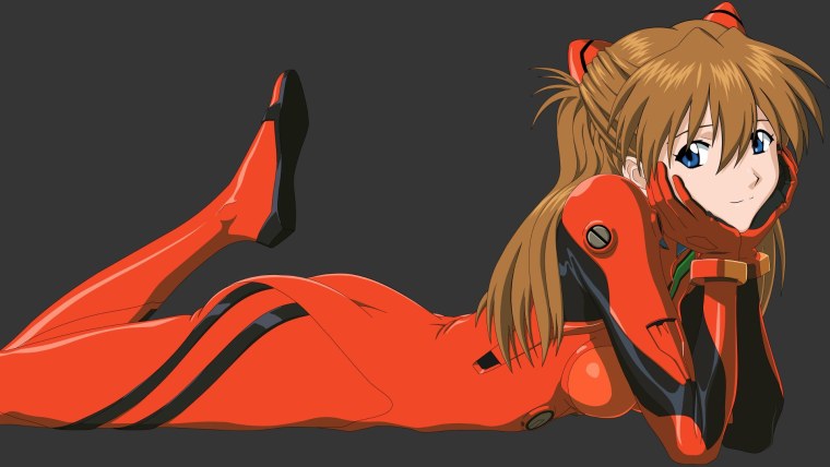 Аска Евангелион арт