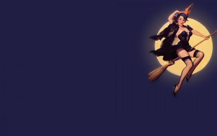 Ведьма на Хэллоуин