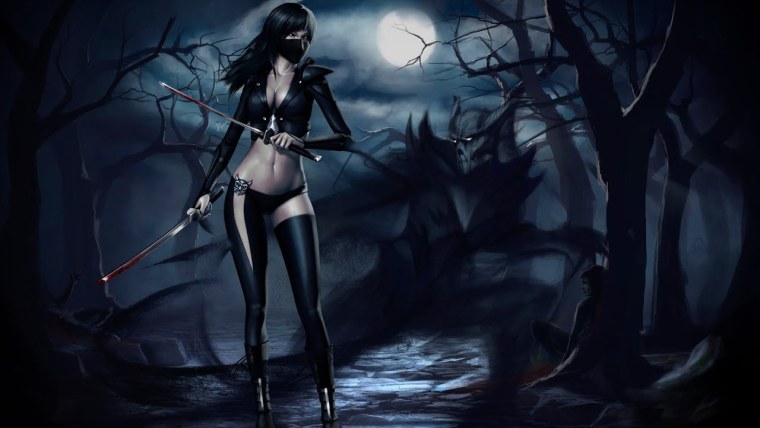 Девушка ведьма