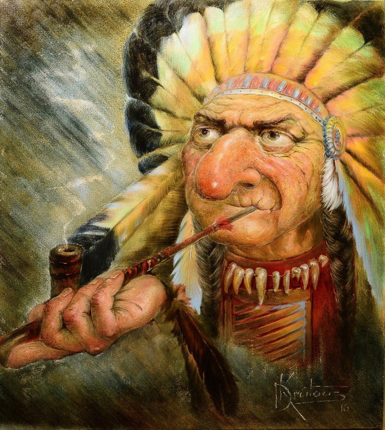 Трубка мира индейцев