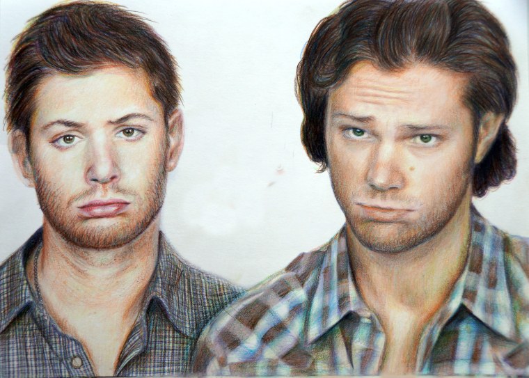 Сверхъестественное Сэм Винчестер арт