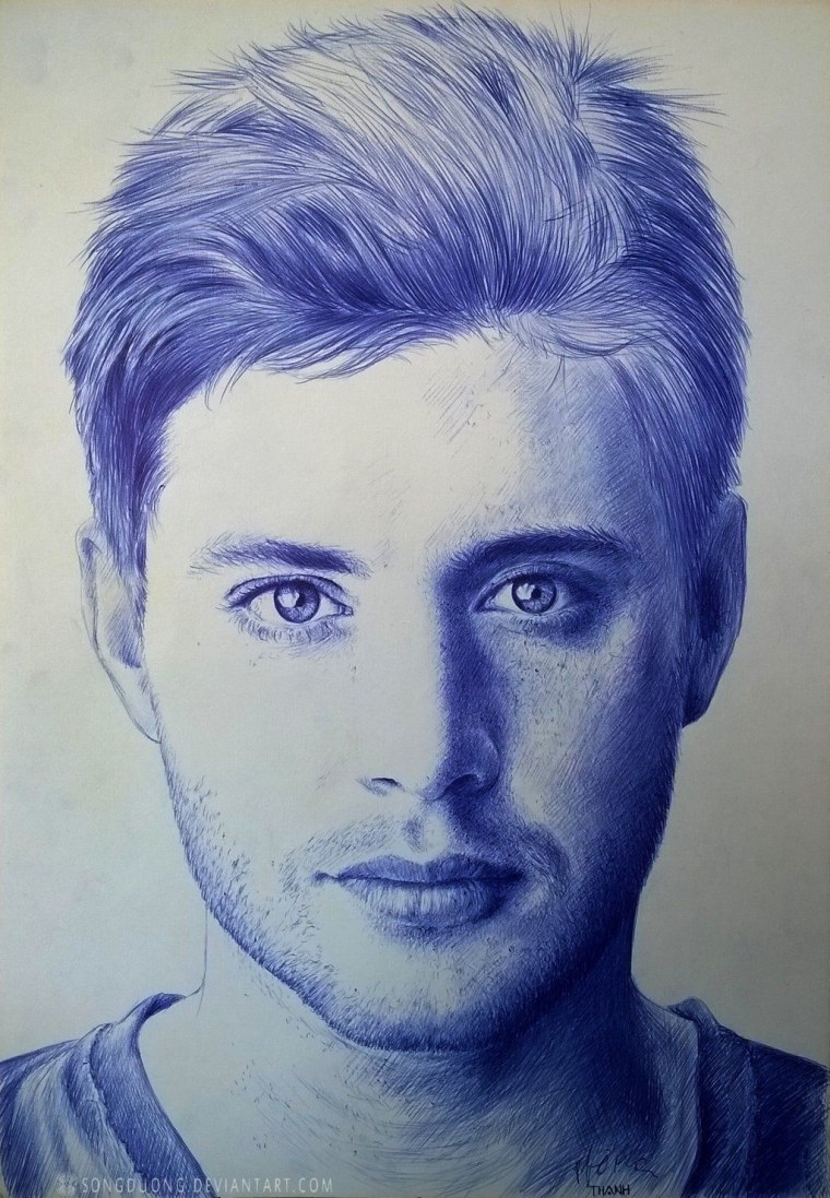 Дин Винчестер демон арт