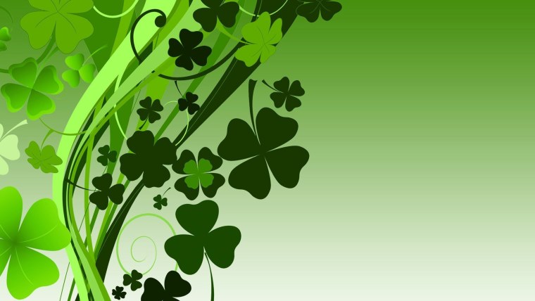Фон Клевер четырехлистный