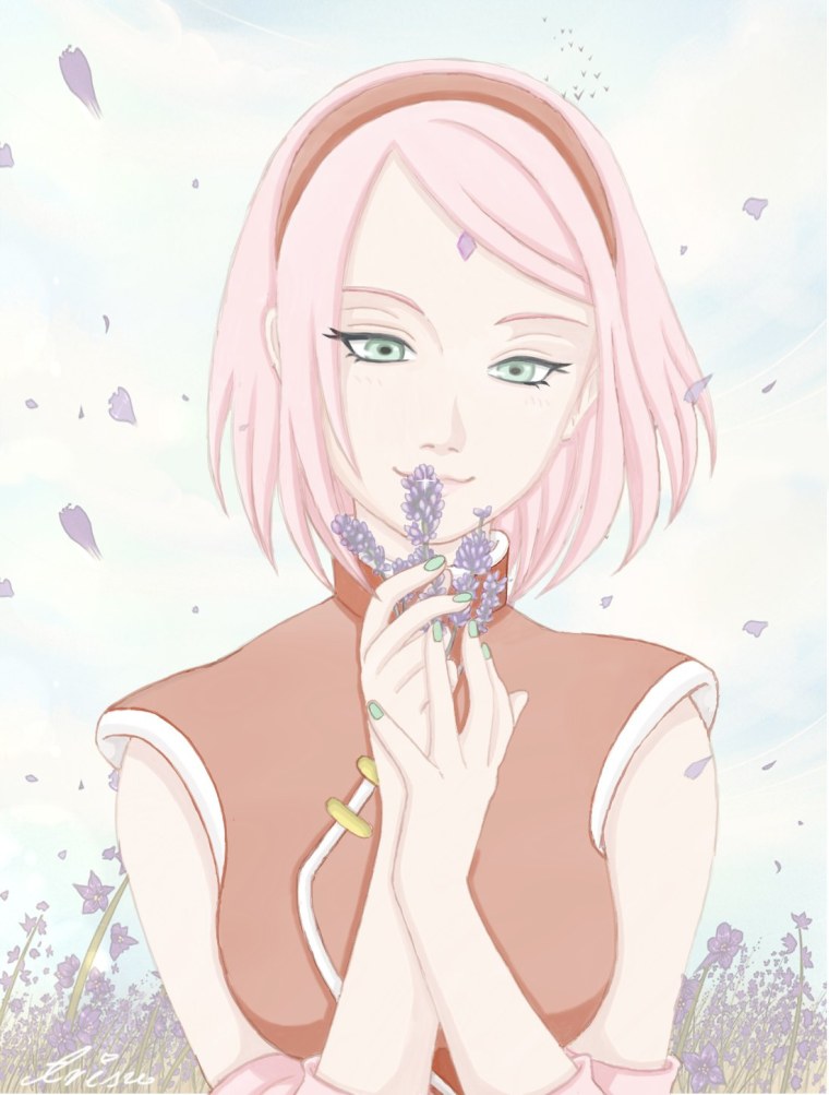 Сакура Харуно взрослая арт