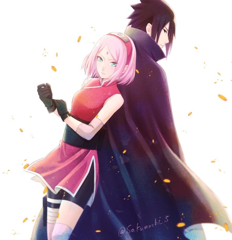 Сакура Харуно и Саске Учиха