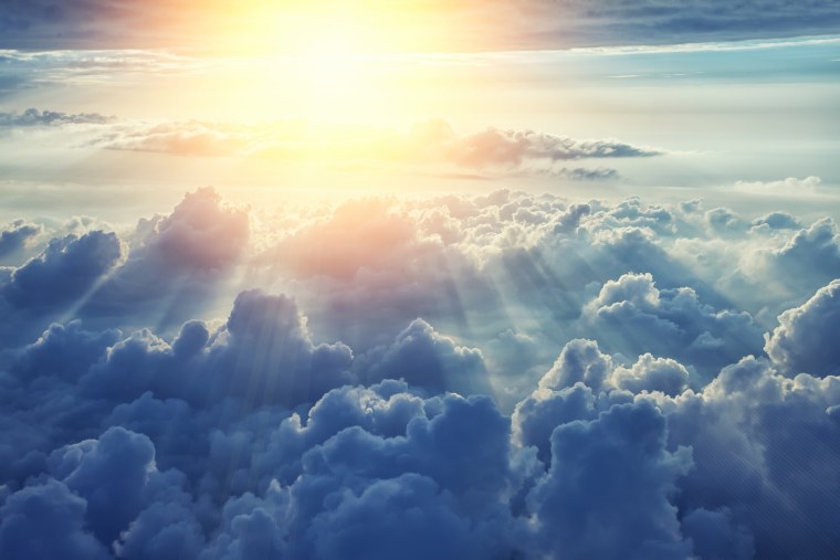 Небо на телефон сфотали